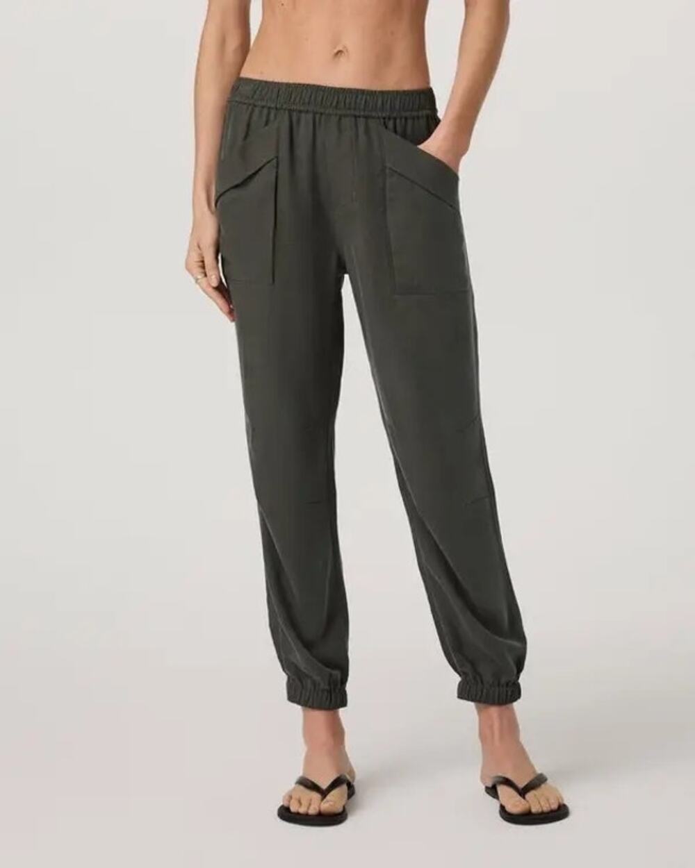 Vuori Trellis Twill Joggers Green Sz XS Casual Performance Pants Nice!